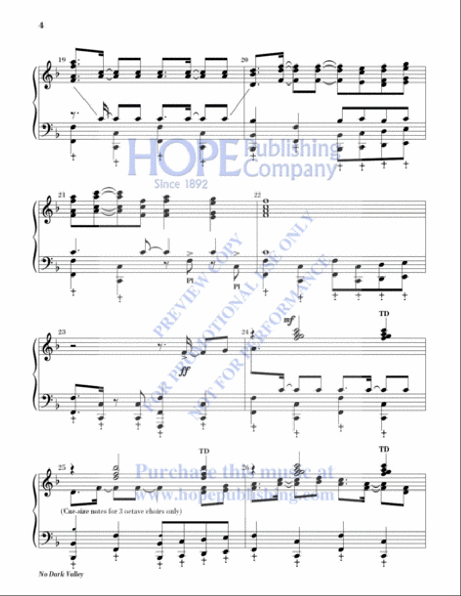 No Dark Valley 5-Octaves scores gallery preview page 5