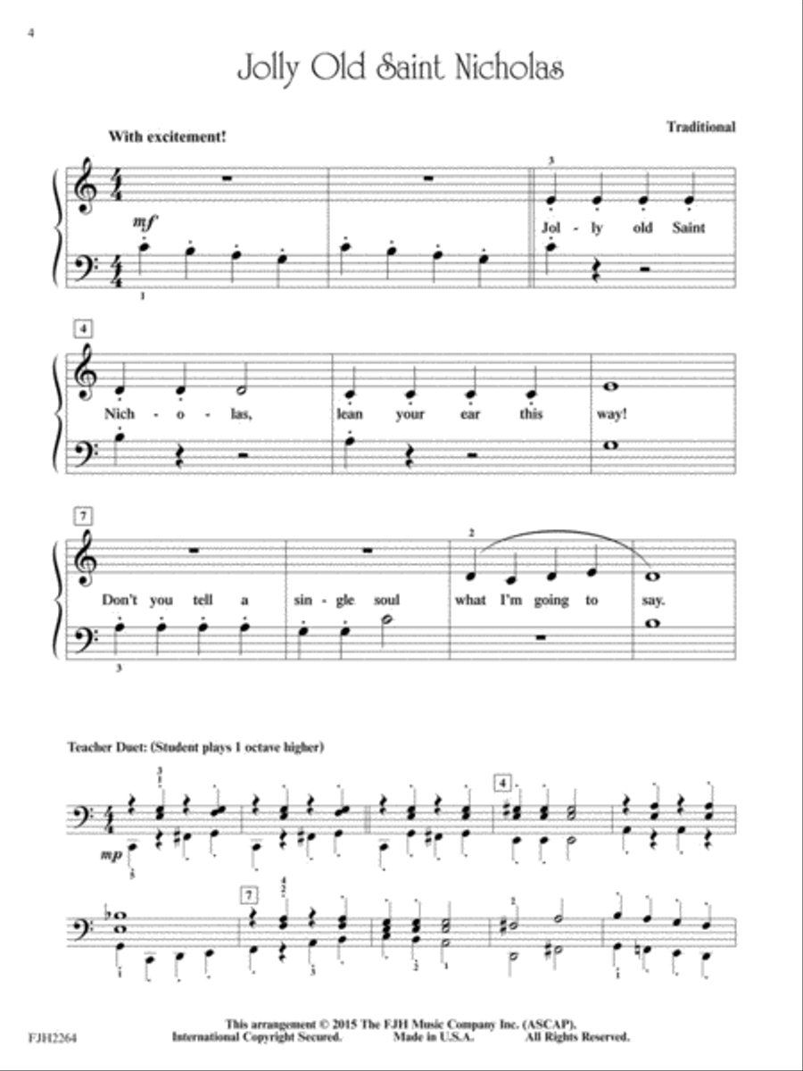 Christmas with Kevin Olson Easy Piano scores gallery preview page 3