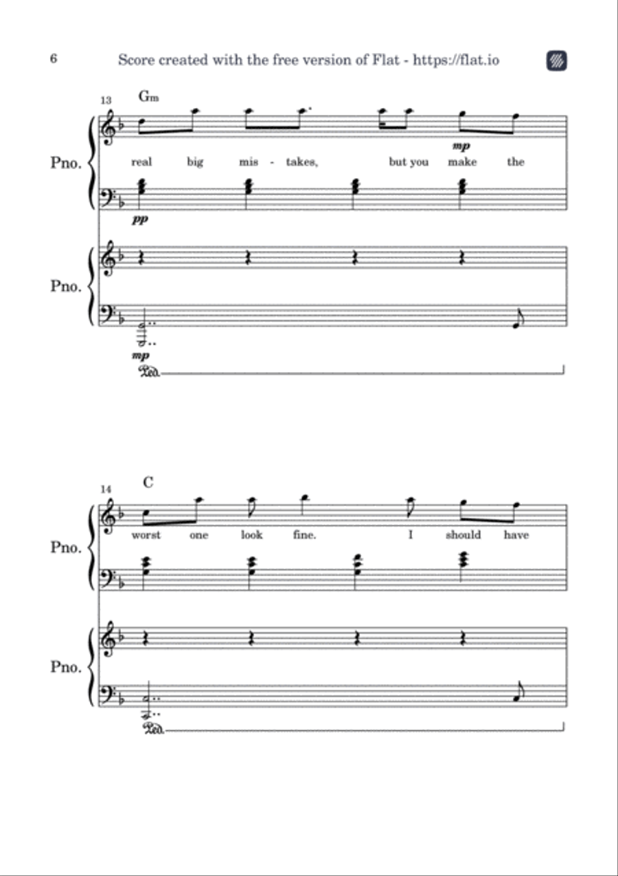 Vampire Vampire Voice scores gallery preview page 6