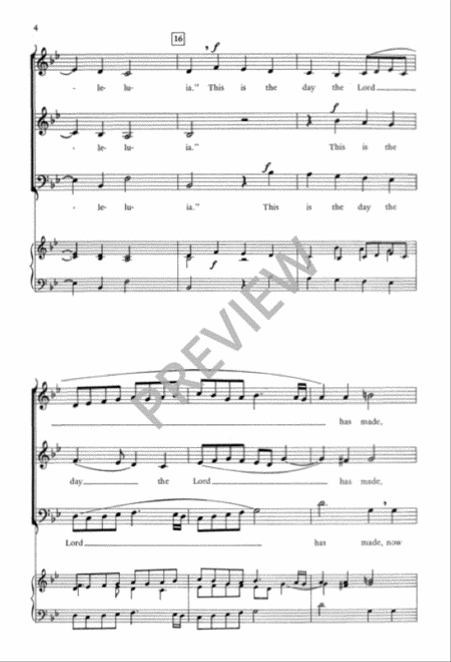 The Lord Is Risen The Lord Is Risen 3-Part scores gallery preview page 5