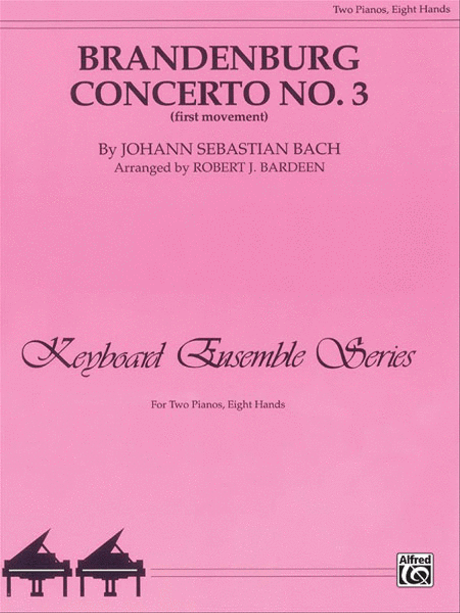 Brandenburg Concerto No. 3 (First Movement) Small Ensemble scores gallery preview page 1