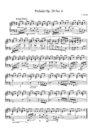 Chopin Prelude Op. 28 No. 6 in B Minor