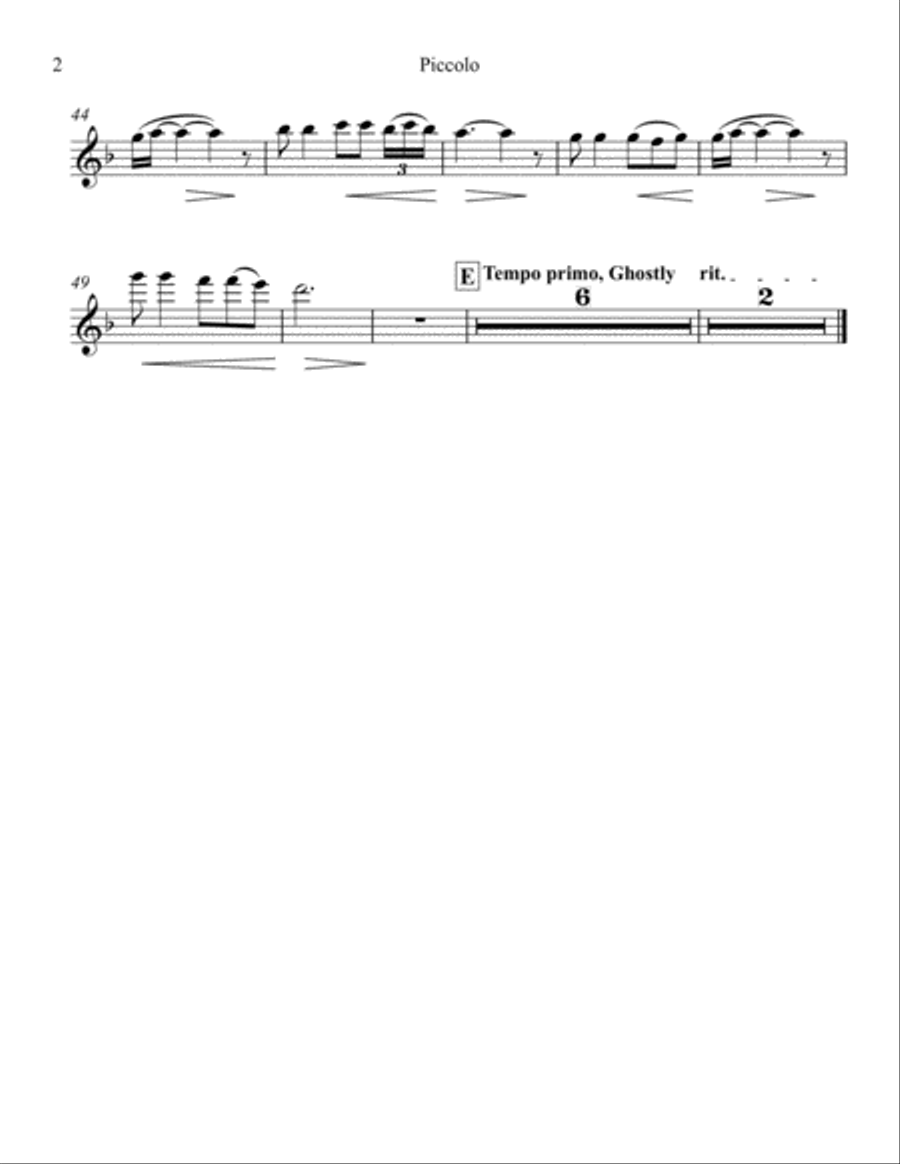 Jenny Of Oldstones Woodwind Ensemble scores gallery preview page 6