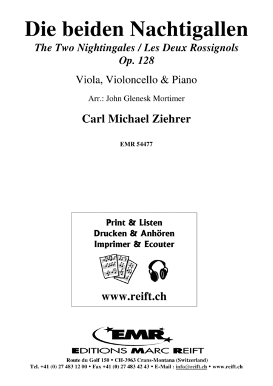 Die beiden Nachtigallen Die beiden Nachtigallen Cello scores gallery preview page 2