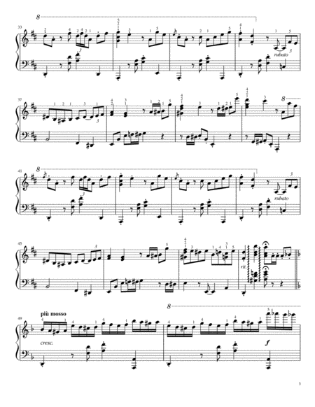 El Choclo - Luis Bacalov's Version - For Piano Solo (Advanced) image number null