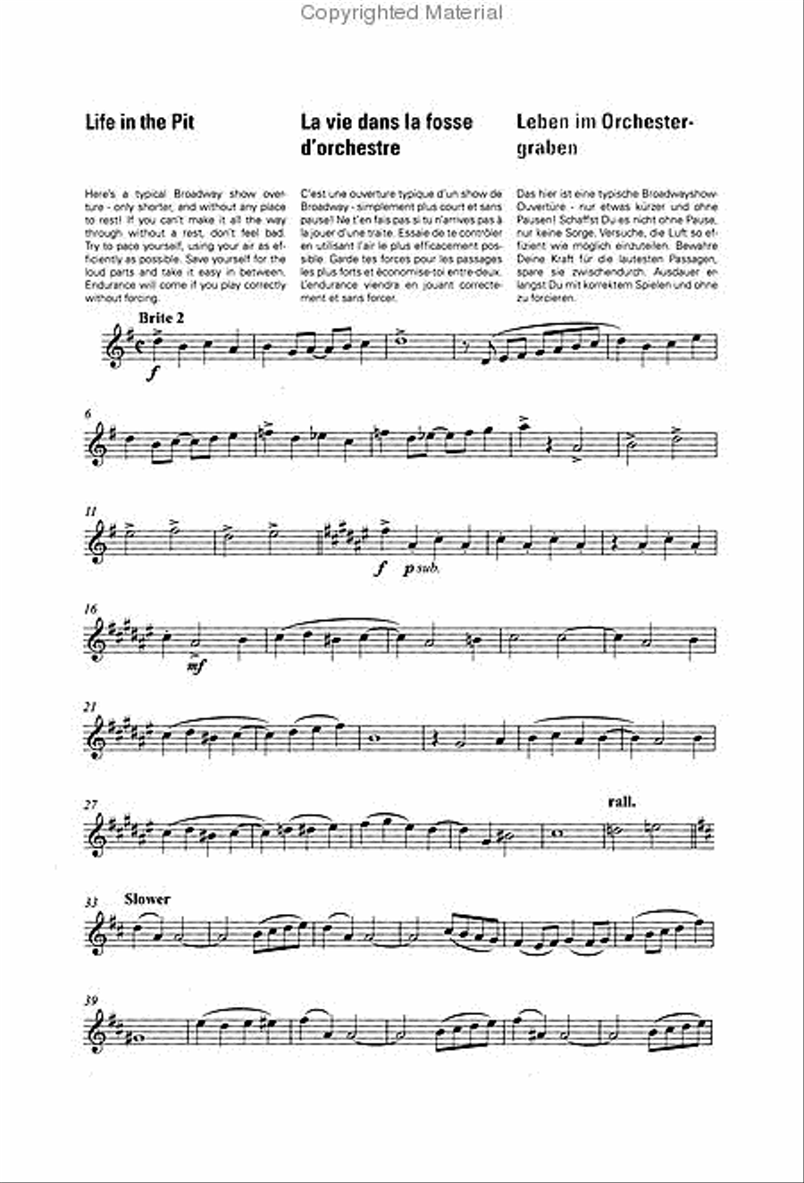 Intermediate Trumpet Outings Trumpet scores gallery preview page 3