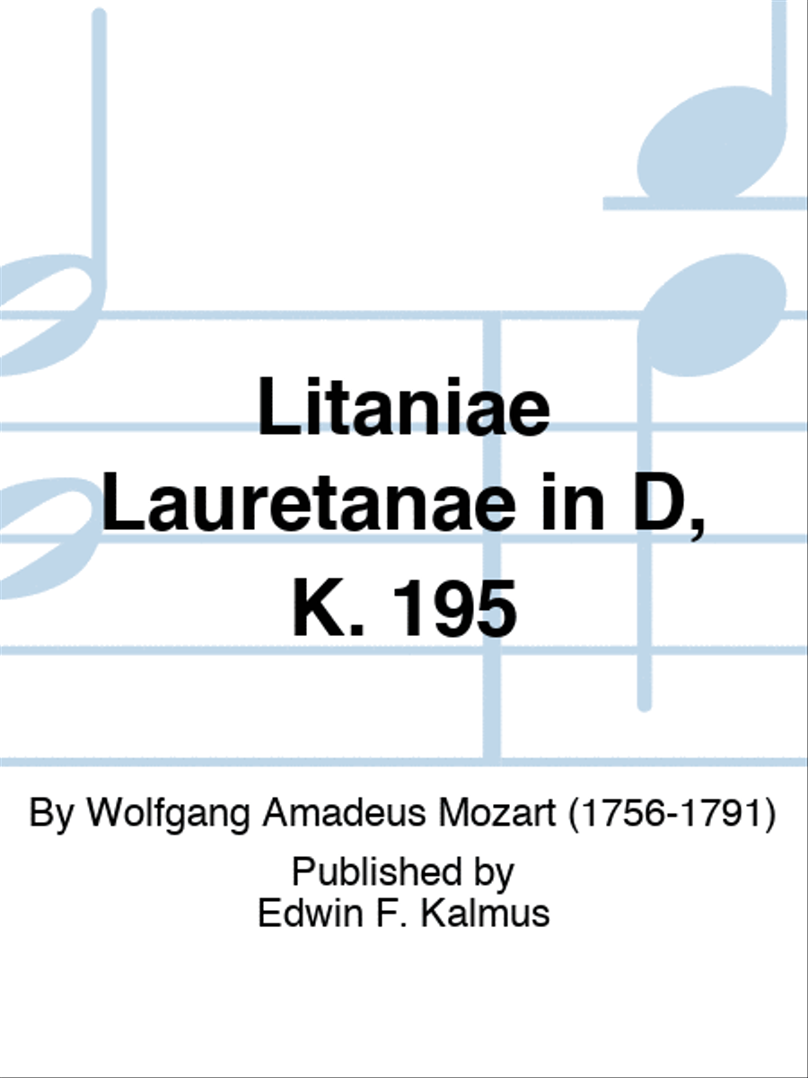 Litaniae Lauretanae in D, K. 195