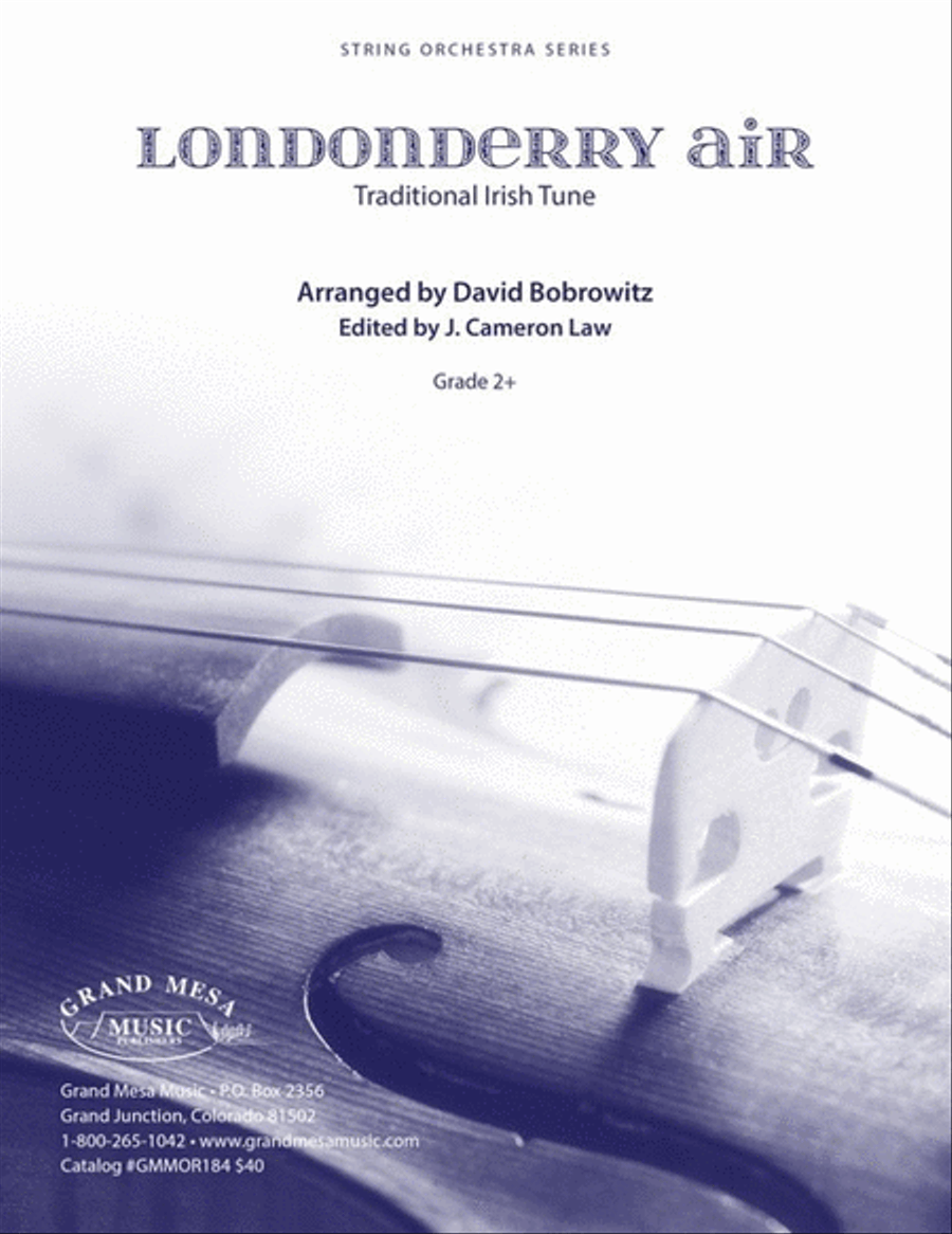 Londonderry Air So2 Sc/Pts String Orchestra scores gallery preview page 1