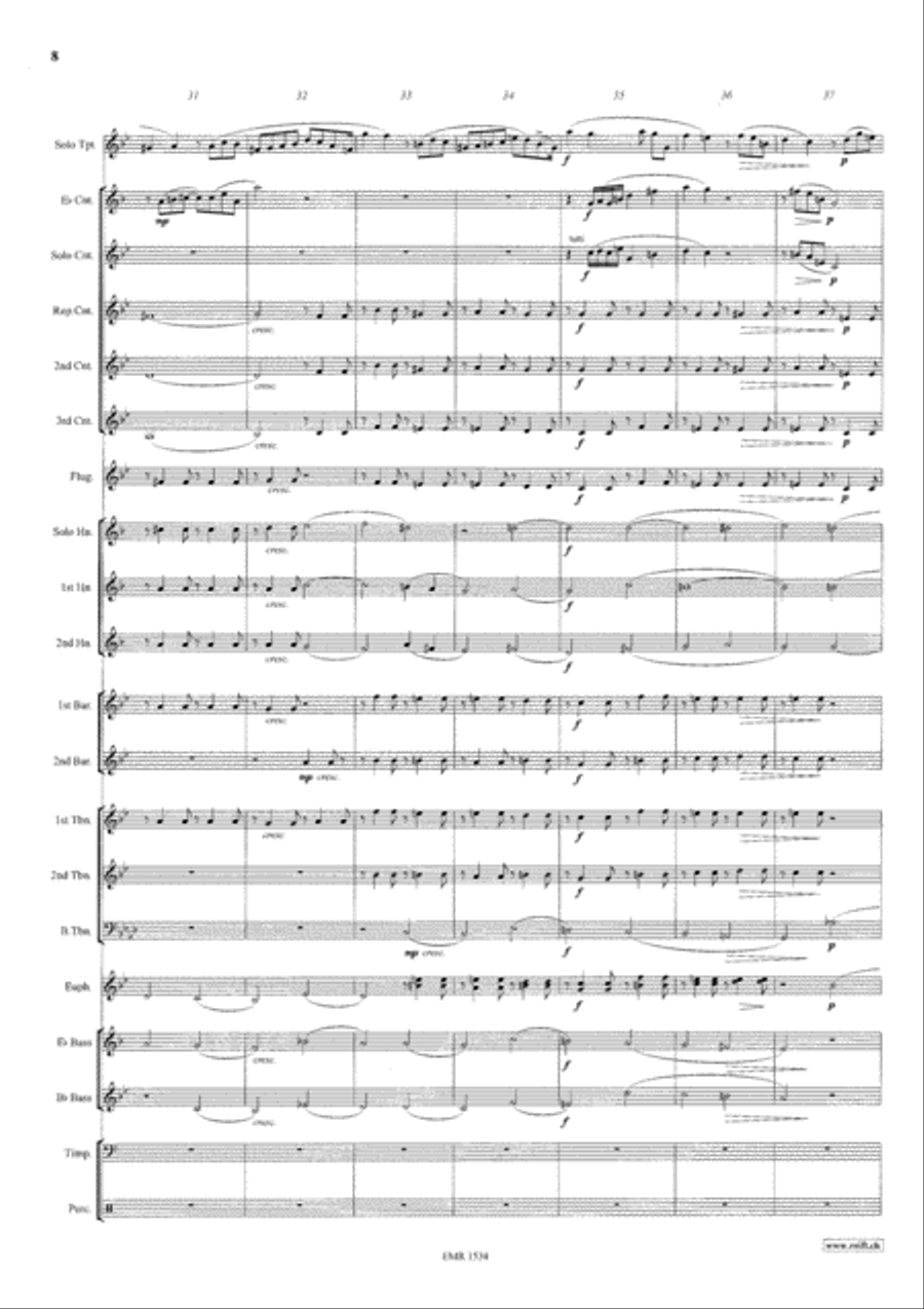 Konzertstuck No. 2 Brass Band scores gallery preview page 9