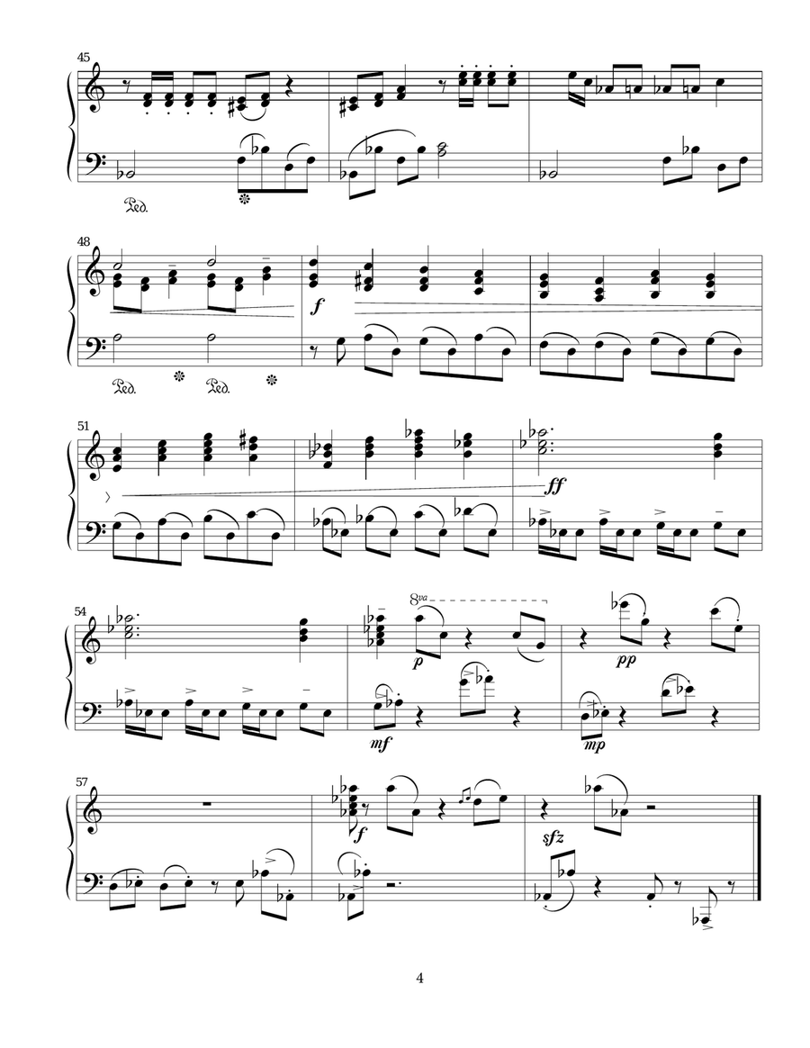 The Little Prince Suite Piano Solo scores gallery preview page 5