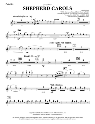 Shepherd Carols - Flute 1 & 2