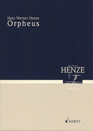 Book cover for Henze Orpheus(1978/86) Score