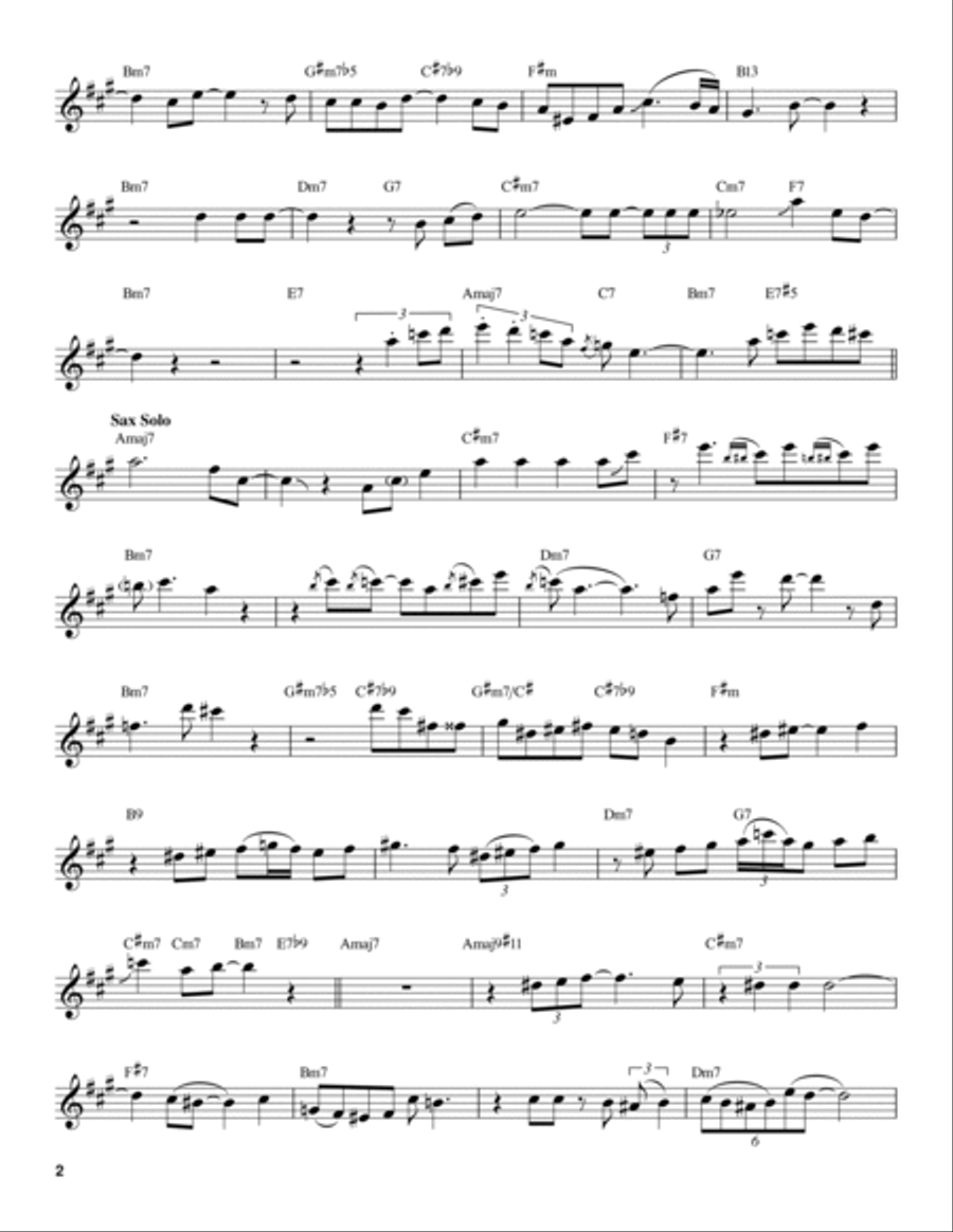 East Of The Sun (And West Of The Moon) Tenor Saxophone scores gallery preview page 2