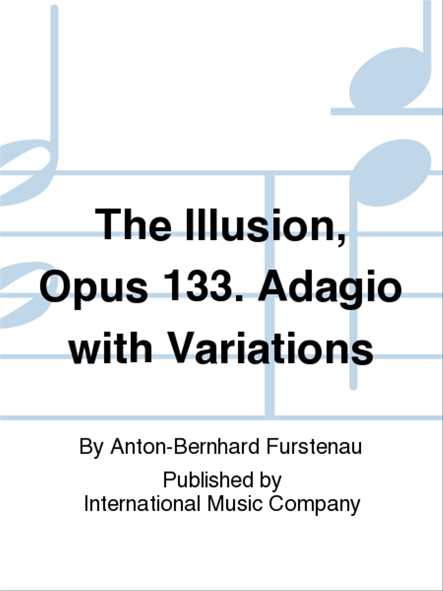 The Illusion, Opus 133. Adagio With Variations Flute Solo scores gallery preview page 1