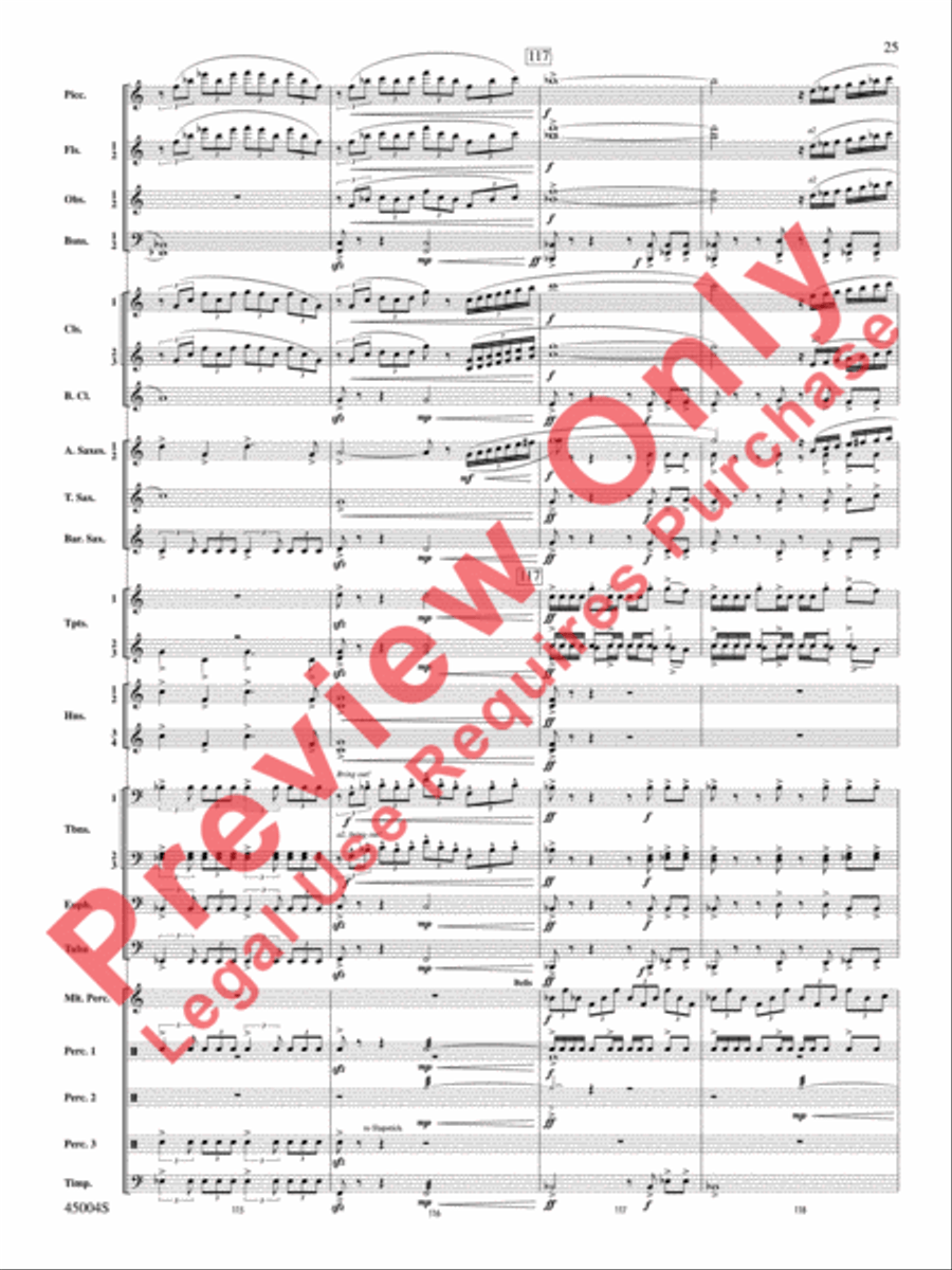 Red Rock Mountain Concert Band scores gallery preview page 26