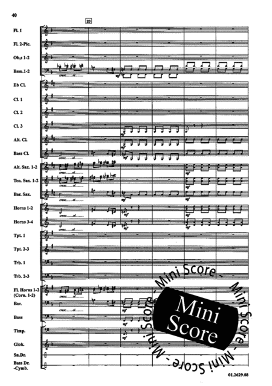 Musica Para Banda Musica Para Banda Concert Band scores gallery preview page 44
