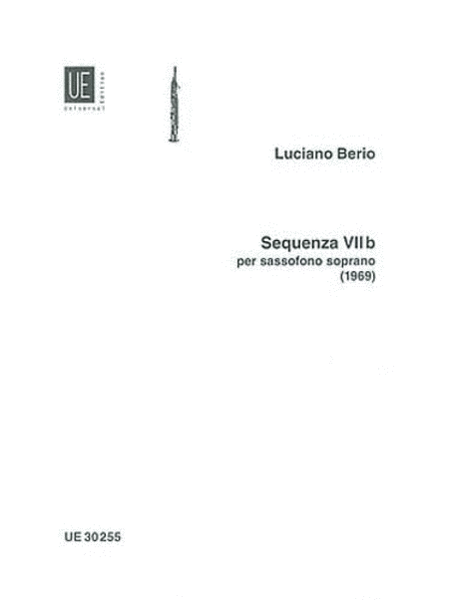 Sequenza Viib by Luciano Berio Soprano Saxophone - Sheet Music