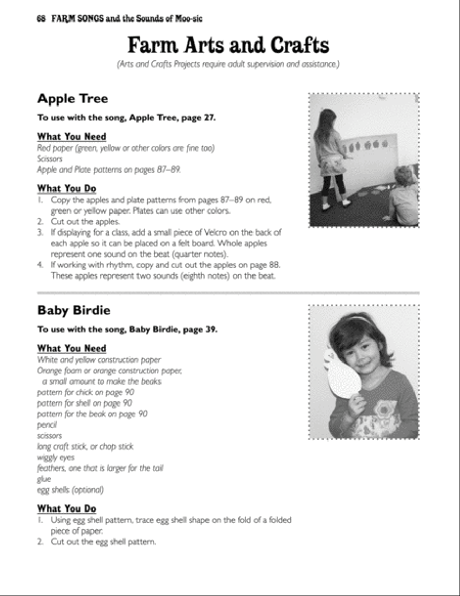 Farm Songs and the Sounds of Moo-sic! Activity Books scores gallery preview page 8