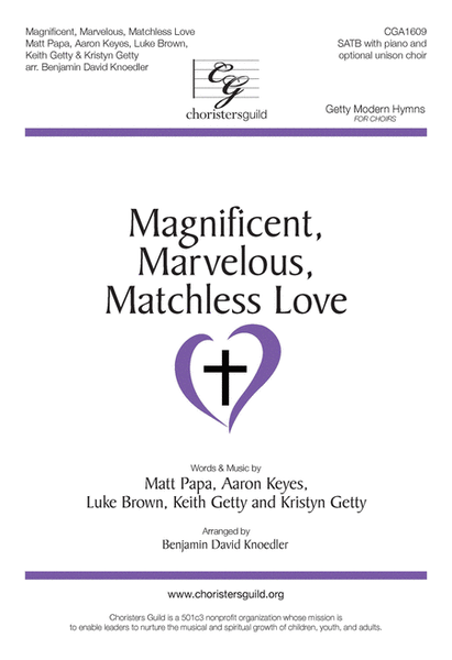Magnificent, Marvelous, Matchless Love image number null