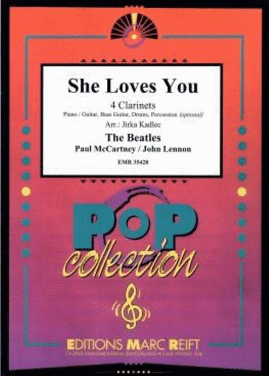 She Loves You Clarinet scores gallery preview page 1