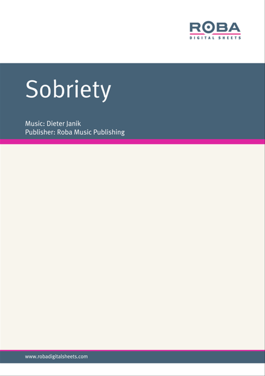 Sobriety Piano Solo scores gallery preview page 1