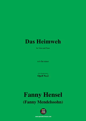Fanny Mendelssohn-Das Heimweh,Op.8 No.2,in b flat minor