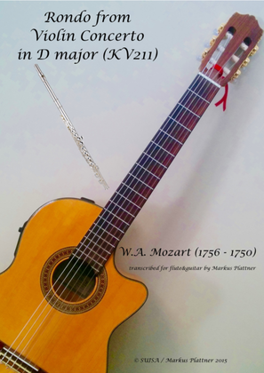Mozart Rondo for Flute and Guitar