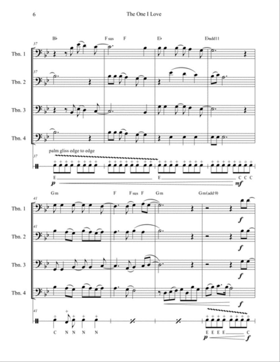 The One I Love The One I Love Small Ensemble scores gallery preview page 6