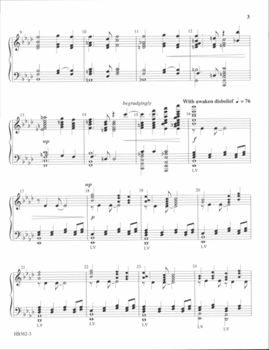 Nearer, My God, to Thee - Lamb Handbell Choir scores gallery preview page 3