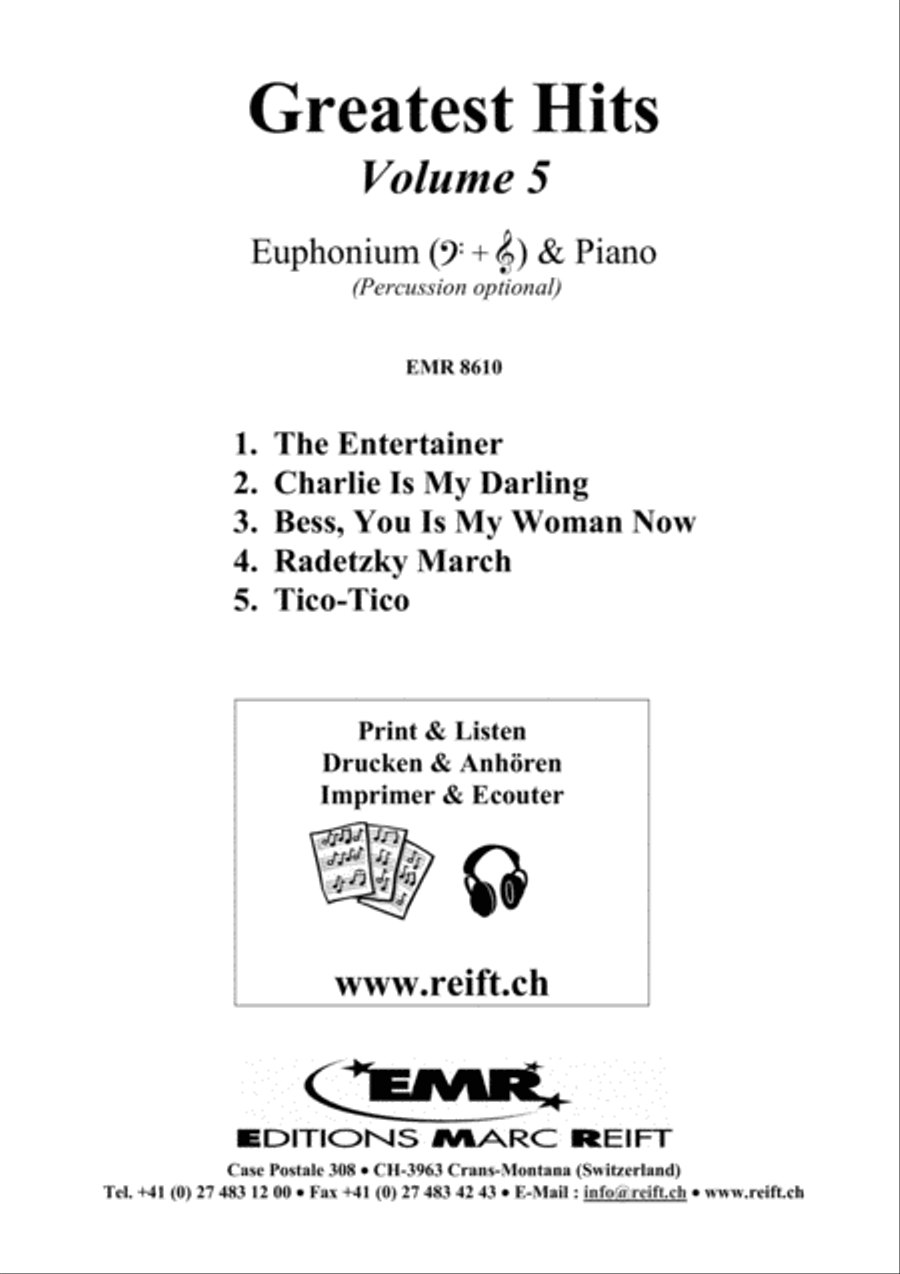 Greatest Hits Volume 5 Euphonium scores gallery preview page 2