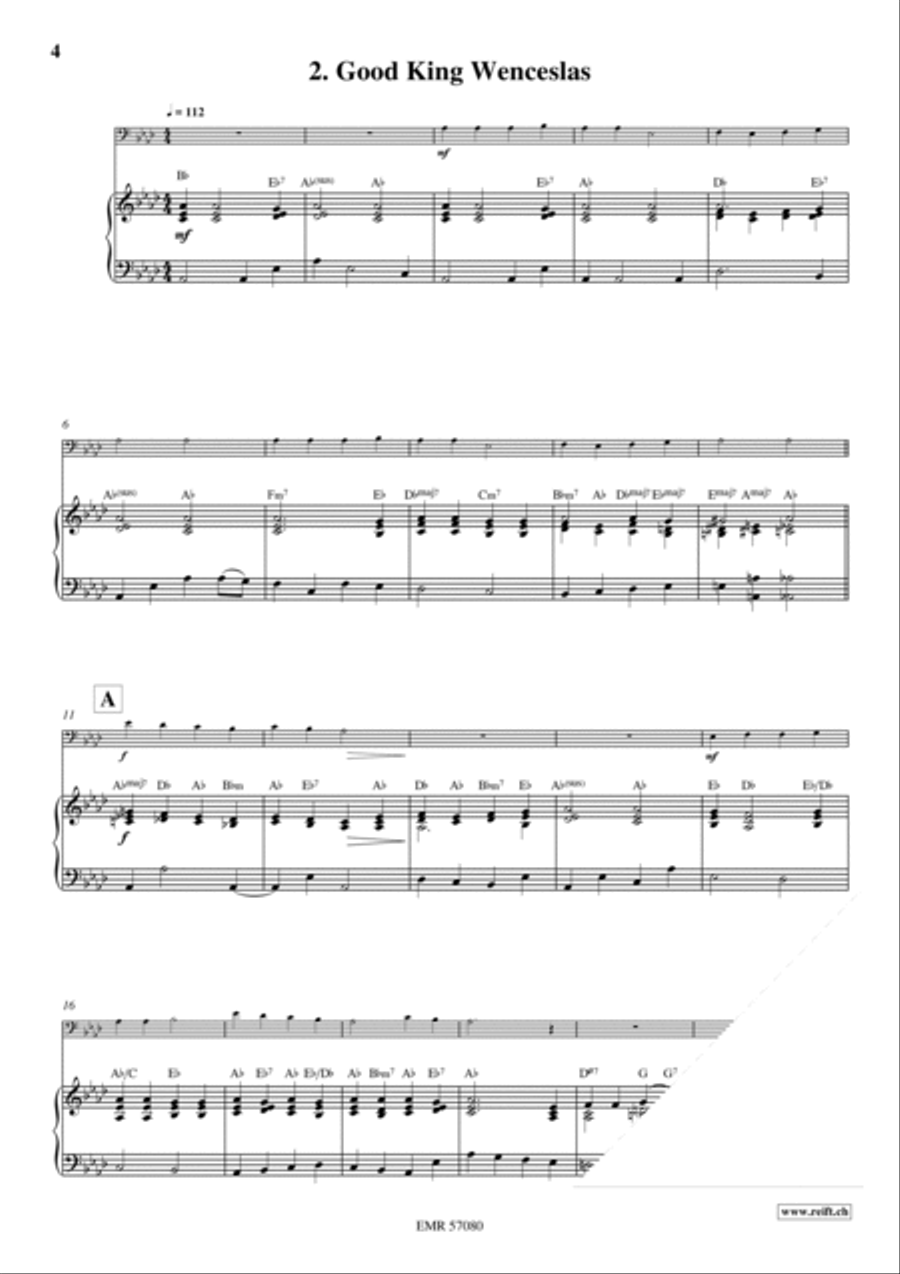 18 Christmas Songs Euphonium scores gallery preview page 5