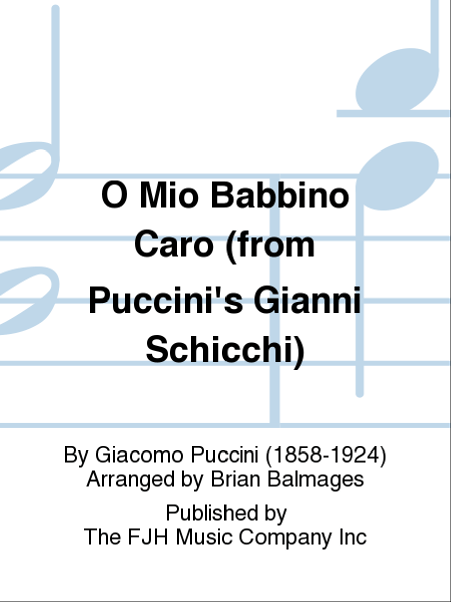 O Mio Babbino Caro Concert Band scores gallery preview page 1