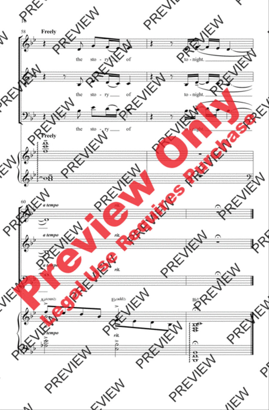 Found/Tonight 3-Part scores gallery preview page 16