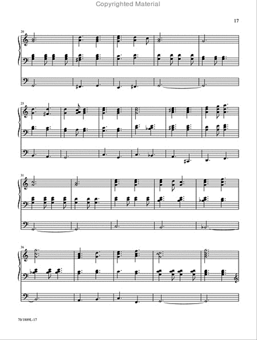 Go Out With Joy! Organ Solo scores gallery preview page 5