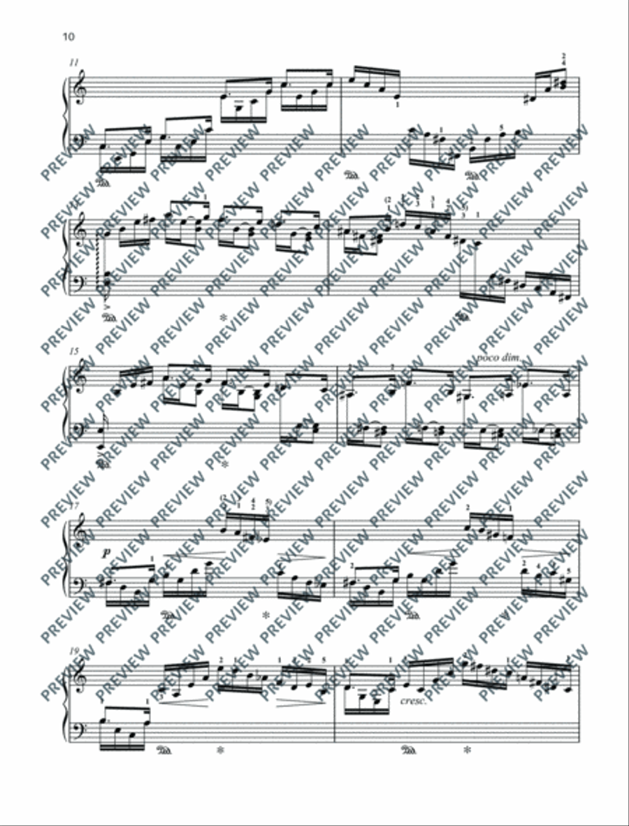 12 Etudes for the Left Hand Piano Method scores gallery preview page 11