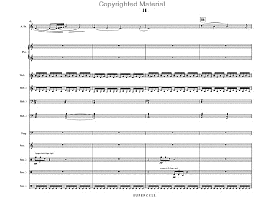 SuperCell Percussion Ensemble scores gallery preview page 12