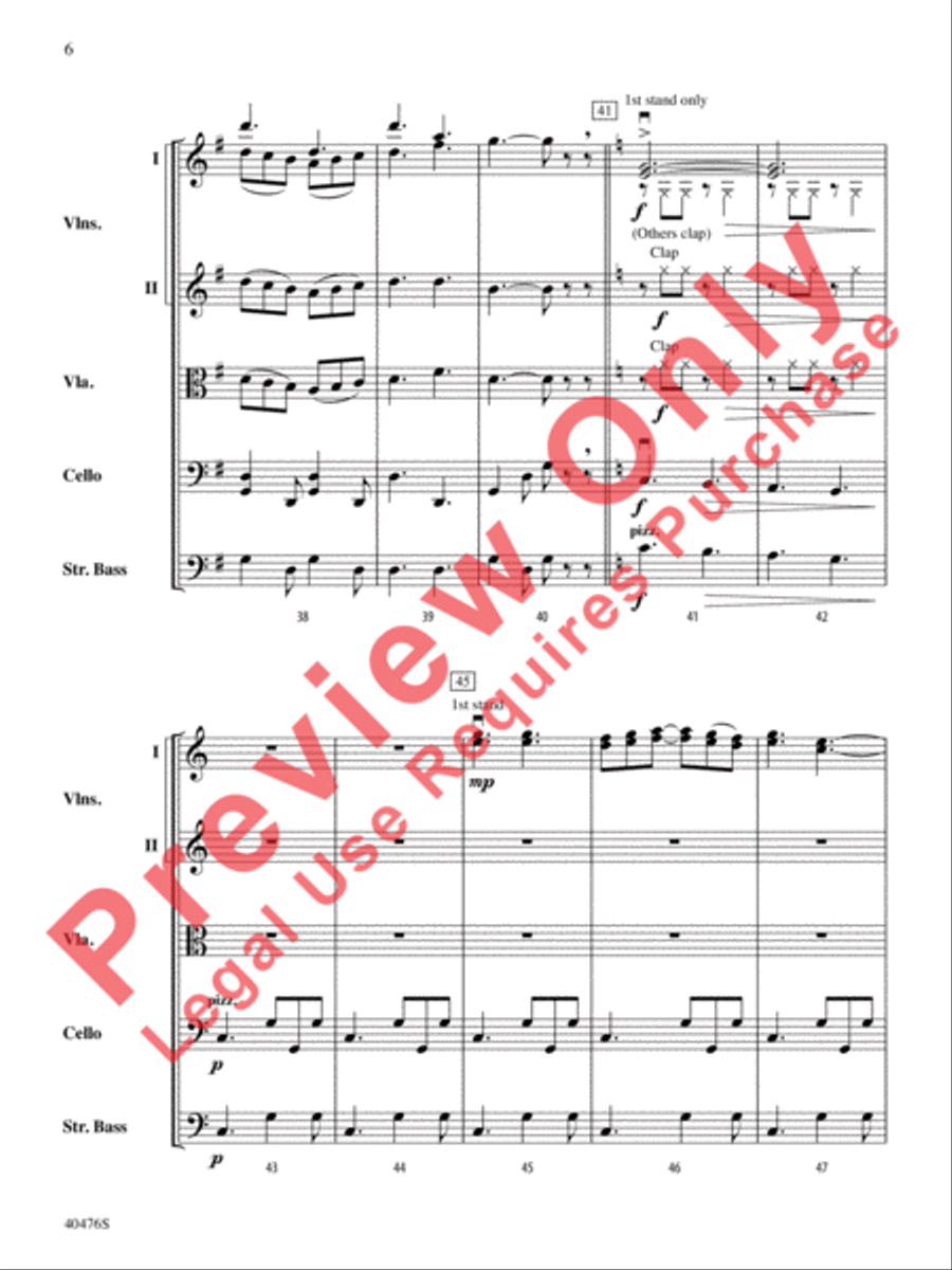 Pastorella String Orchestra scores gallery preview page 7