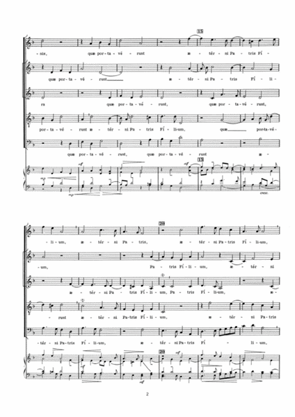 Beata Viscera by William Byrd 4-Part - Digital Sheet Music