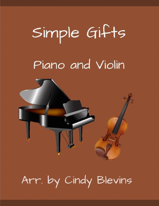 Simple Gifts, for Piano and Violin