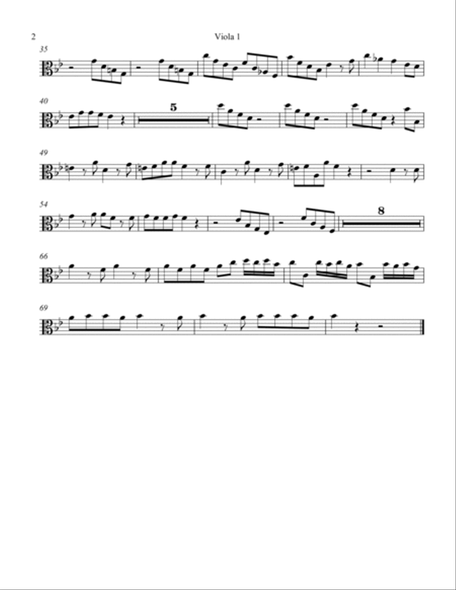 Concerto Grosso Op. 3 #1 Movement 1 String Orchestra scores gallery preview page 6
