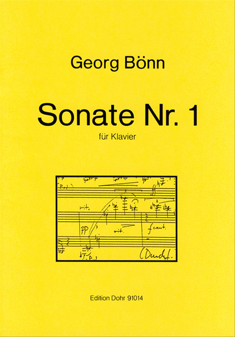 Sonate für Klavier Nr. 1 (1987) Piano Solo scores gallery preview page 1