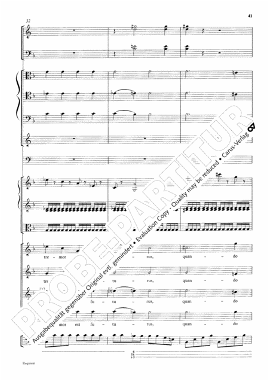 Requiem 4-Part scores gallery preview page 50