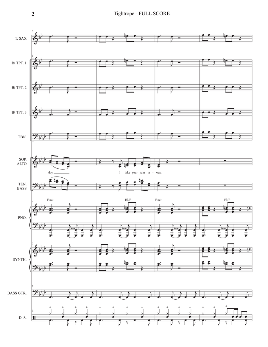 Tightrope Large Ensemble scores gallery preview page 5