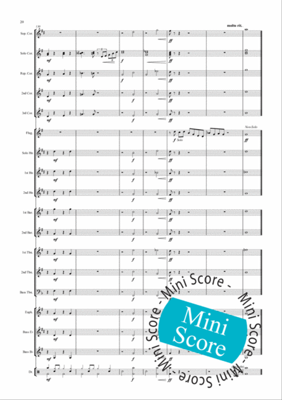 Hangin' On! Brass Band scores gallery preview page 22