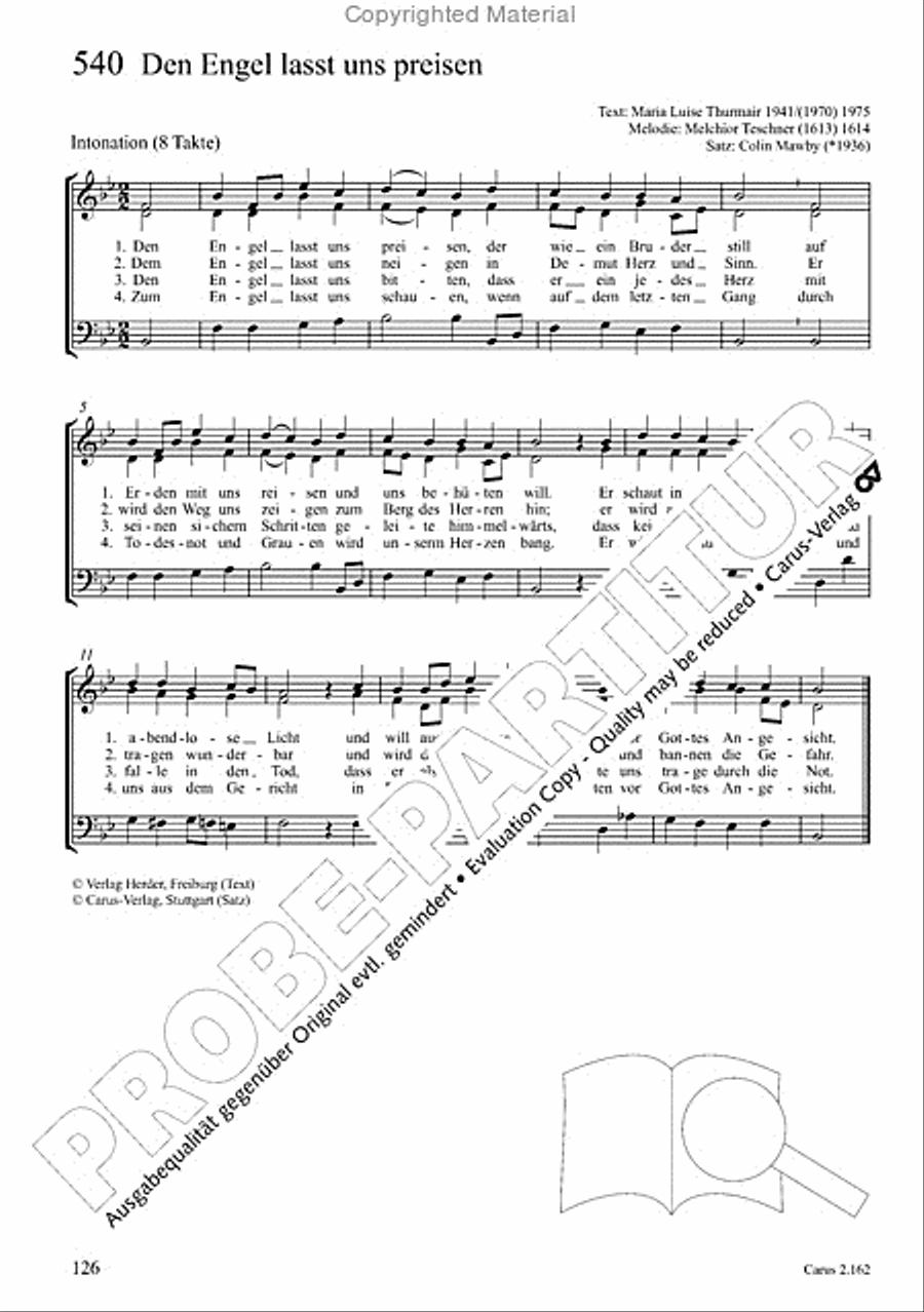 Chorbuch Gotteslob SAM 3-Part scores gallery preview page 127