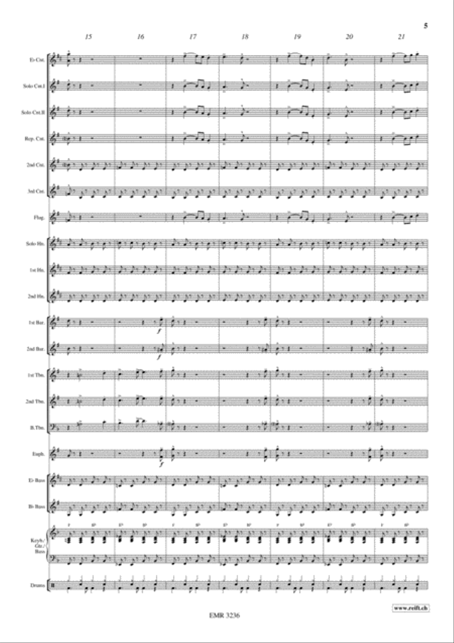 The Blues Brothers The Blues Brothers Brass Band scores gallery preview page 6