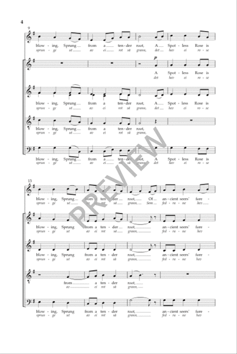 Spotless Rose Divisi scores gallery preview page 5