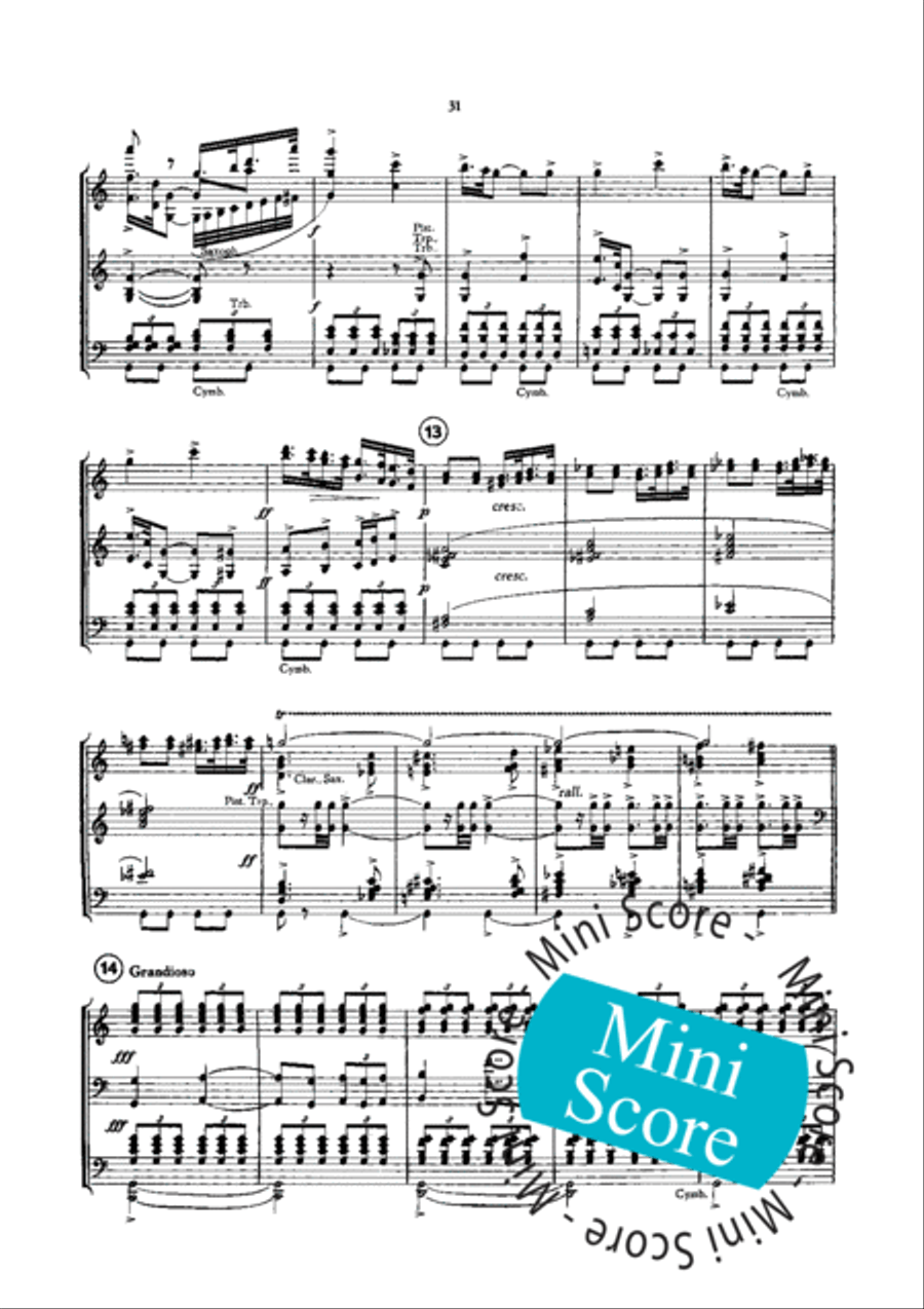 London Suite Concert Band scores gallery preview page 35