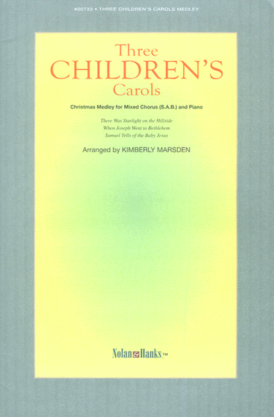 Three Children's Carols - SAB image number null