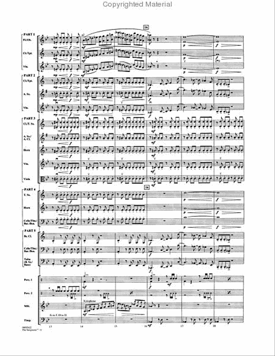 The Simpsons The Simpsons Concert Band scores gallery preview page 3